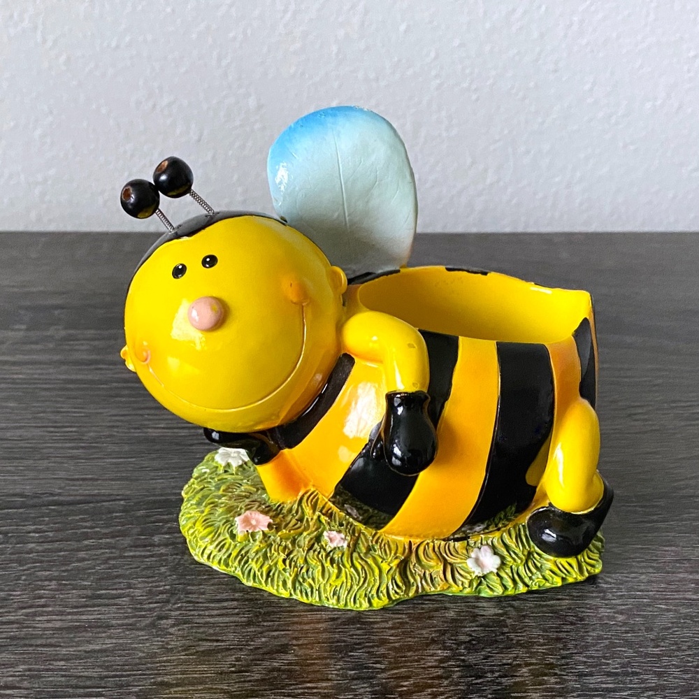 Happy Little Bee Pen Holder /Office Organizer